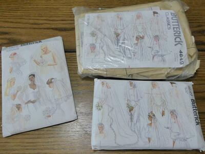 Three Separate Very Beautiful Wedding Veil Sewing Patterns