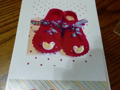 BEBE SHOOZ SHOE Pattern For Making Really Sweet Fabric Baby Shoes- In ONE SIZE USING WOOL FELT