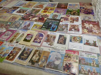 Assorted Teddy Bear / Doll Sewing Patterns To Make With Your Fabric For Lots Of Fun