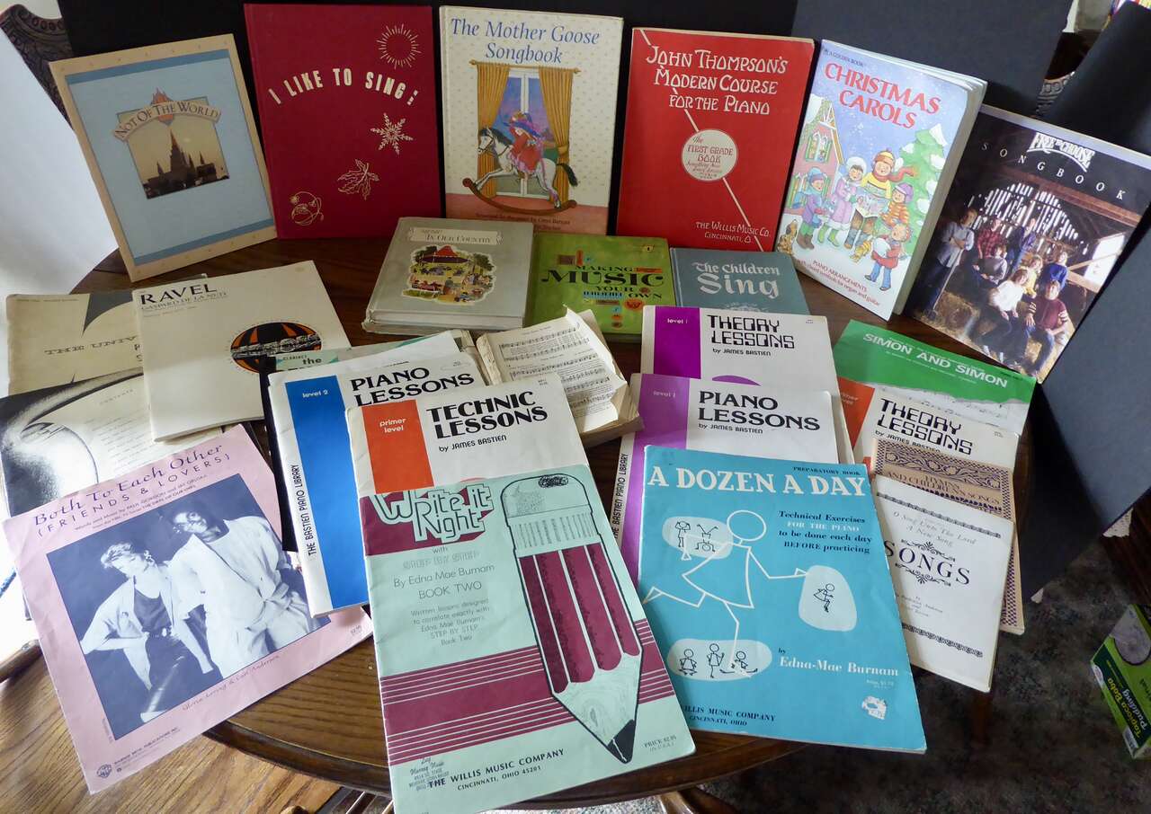 Several Really Great Older Vintage Piano Music And Songs Books-