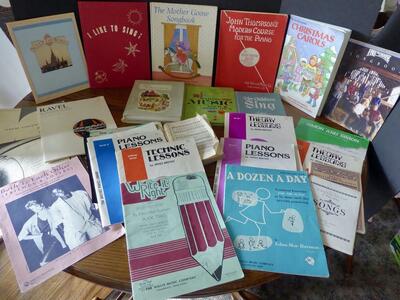Several Really Great Older Vintage Piano Music And Songs Books-