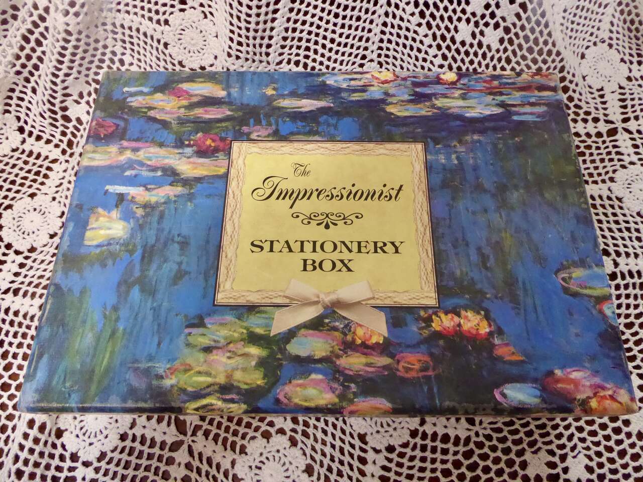 The Impressionist Stationary Box With Writing Paper, Notelets And Envelopes In a Beautiful Reusable Box