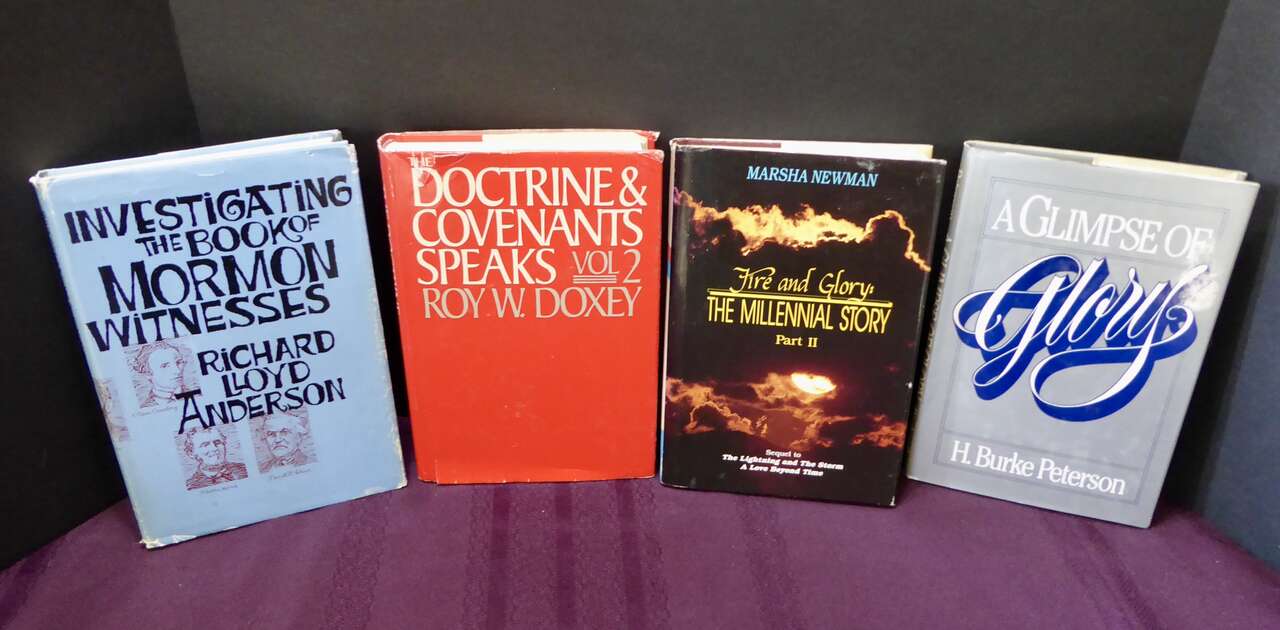 3 Really Great LDS Books-Doctrines- Covenants Speaks, A Glimpse Of Glory, Fire And Glory The Millennial Story
