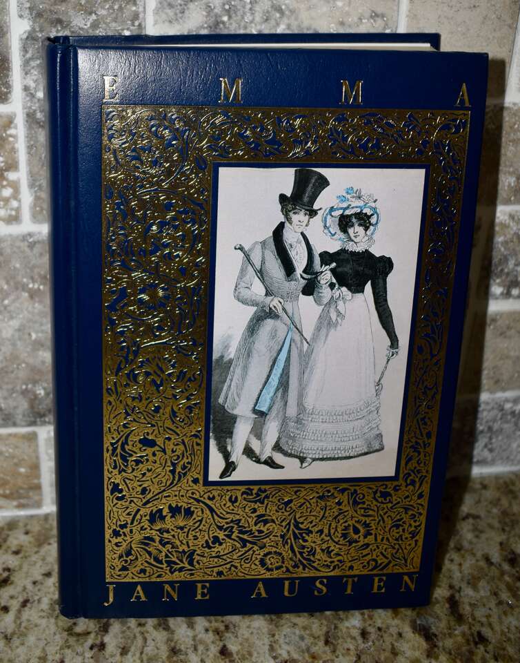 COLLECTIBLE HARDBACK -EMMA BY JANE AUSTEN DELUXE EDITION HISTORICAL REPRINT 2000 - NEW CONDITION