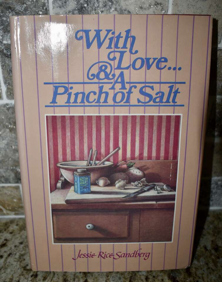 With Love And A Pinch Of Salt Hardback By Sandberg -1977 - Wonderful Like New Condition