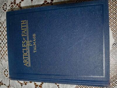 A STUDY OF THE ARTICLES OF FAITH BY JAMES E. TALMAGE- 1949 Vintage Hardback Book
