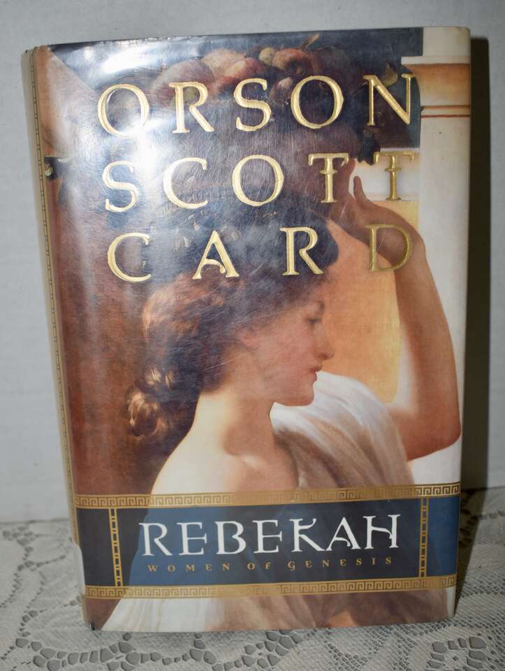 REBEKAH WOMEN OF GENESIS BY ORSON SCOTT CARD- 2001 HARDBACK- X LIBRARY BOOK