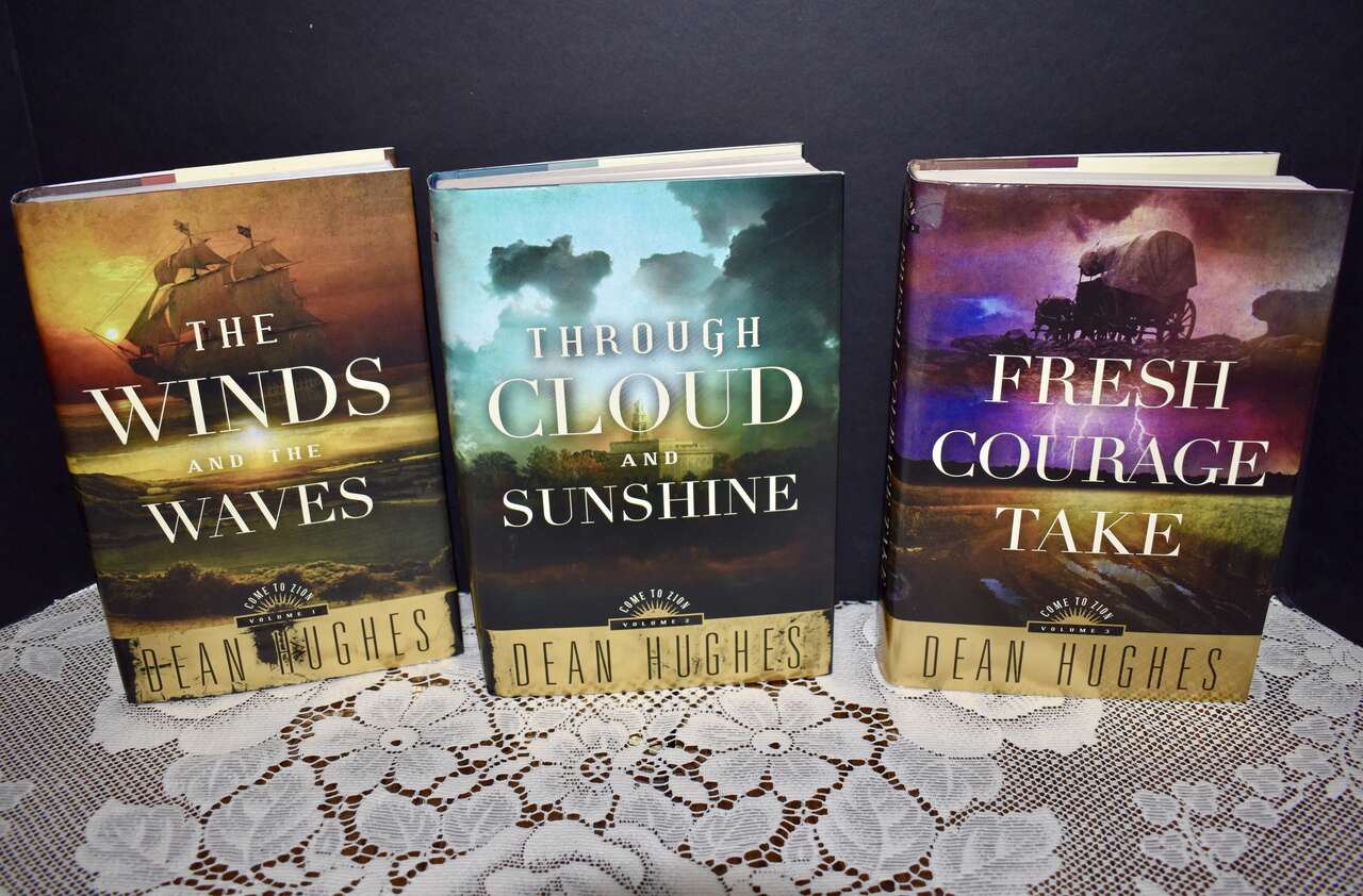 COME TO ZION - THREE VOLUME SERIES BY DEAN HUGHES HARDBACKS IN WONDERFUL CONDITION