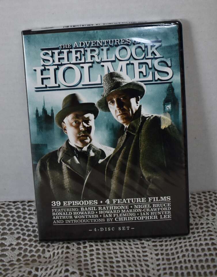 Brand New -The Adventures of Sherlock Holmes- 39 Episodes - 4 Feature Films On 4 Disc Set