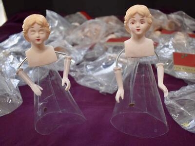 Several Unique Small Porcelain Doll Forms To Make Angel Dolls / Tree Top Angels / Christmas Ornaments Or Whatever You Desire