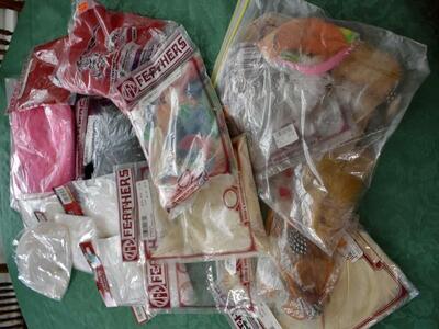 Several Bags Of Very Beautiful Packaged Feathers For Fun Crafting Sold As A Lot All Together