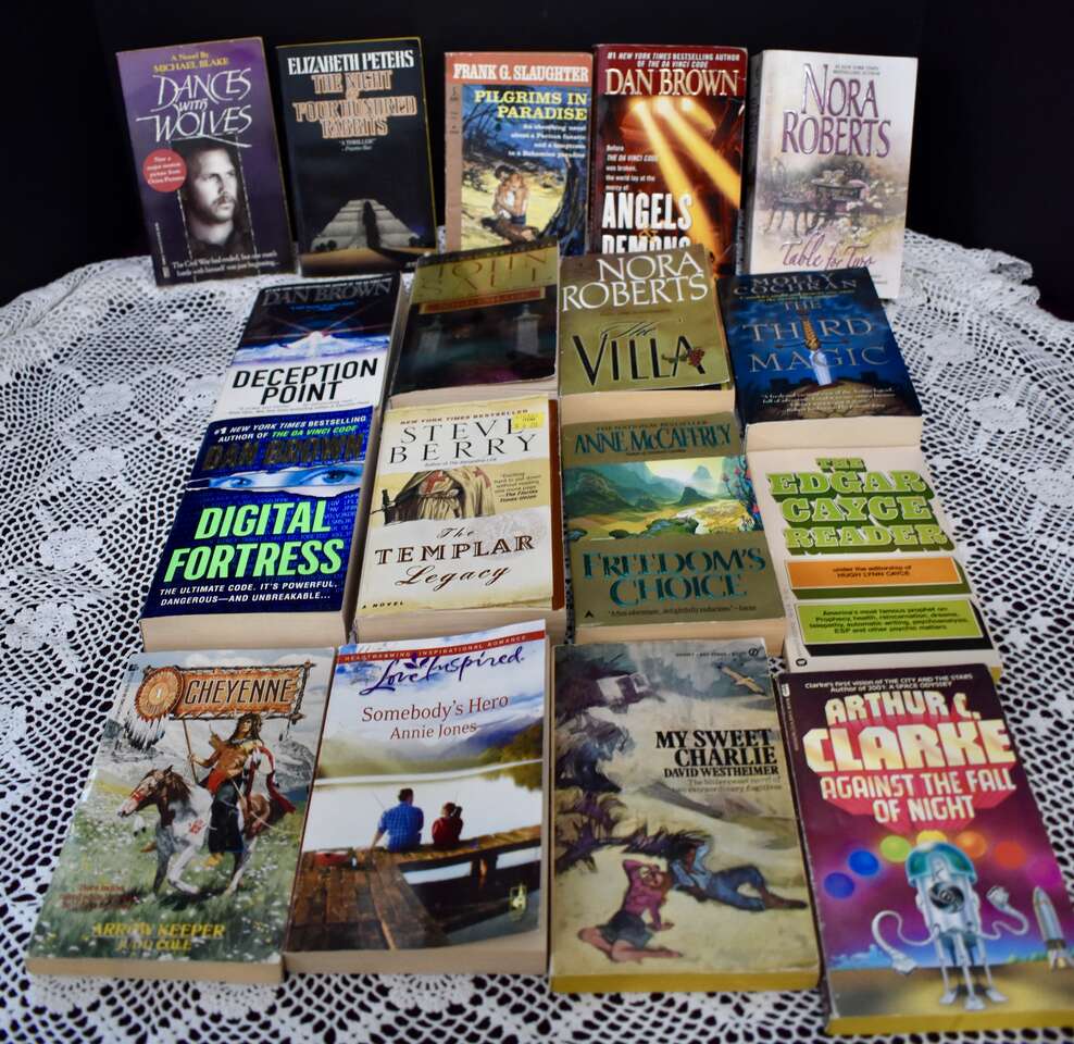 Several Vintage Paperback Books For Great Reading