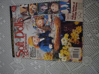 Soft Dolls And Animals Craft Magazine That Is Filled With Patterns For Making Them and More