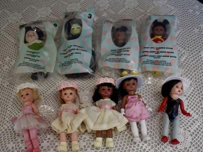 Assorted 5 Inches Tall McDonalds Madame Alexander Dolls In Original Pkg Brand New Condition - Never Opened Plus A Few More