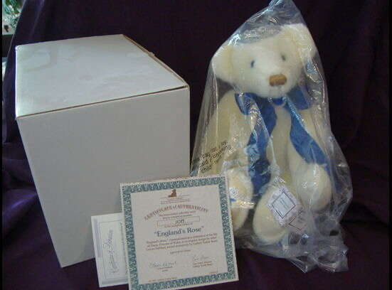 Englands Rose Princess Diana Stuffed Ashton Drake Teddy Bear Doll Very Collectible Brand New Condition Gift Quality In A Box