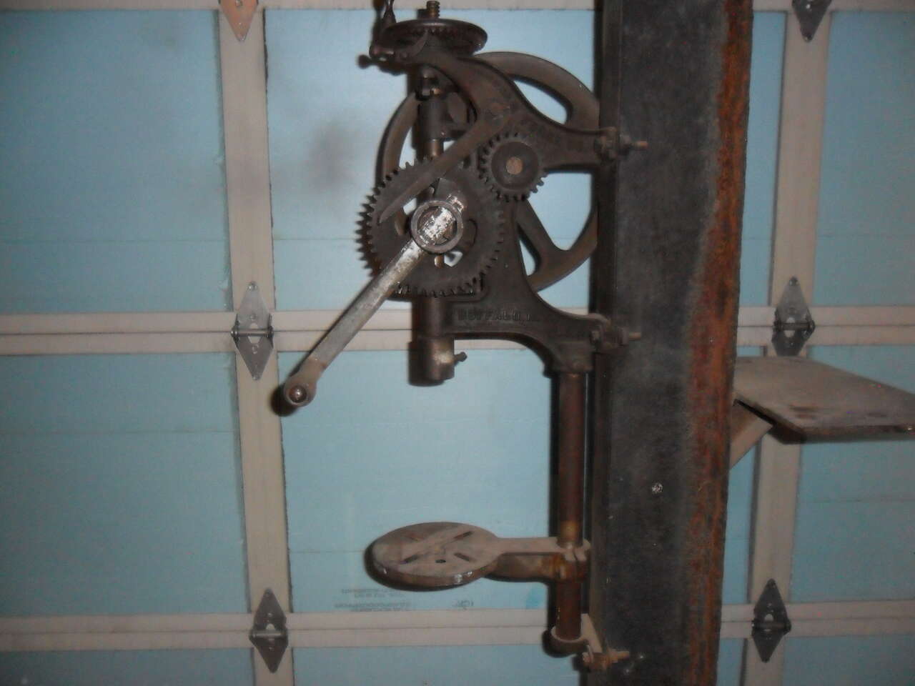 ANTIQUE BLACKSMITH'S DRILL PRESS