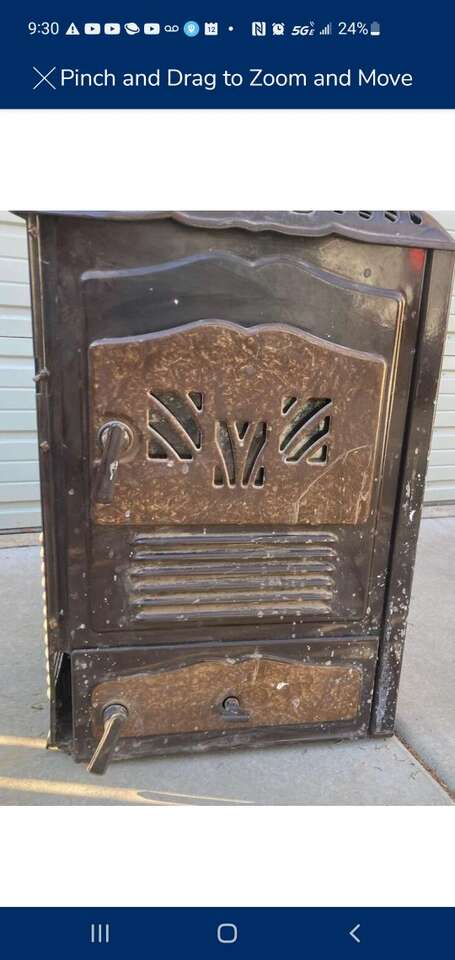 Antique wood stove
