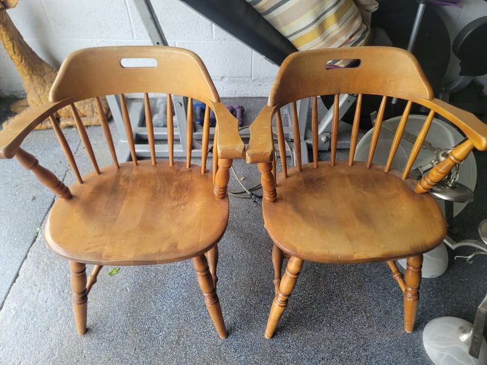 Vin Mid Century Swedish Wood chair Made In Sweden