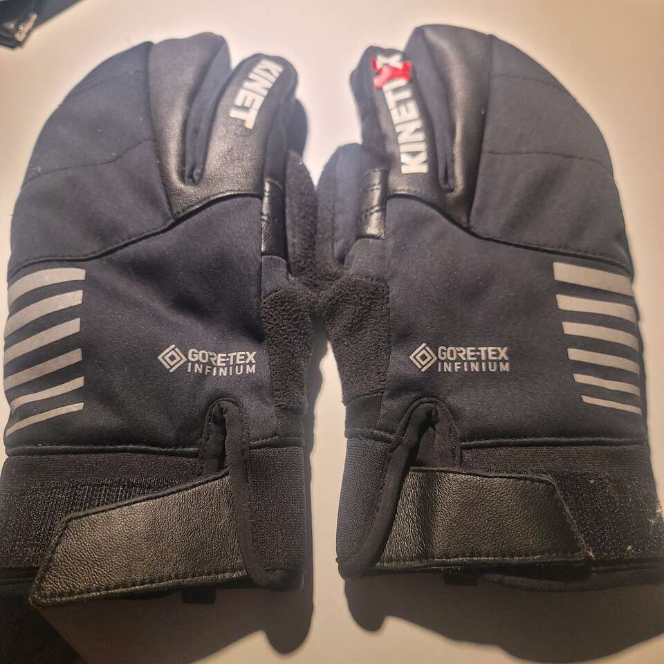 Nordic ski gloves lobster shape women size S