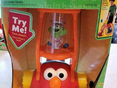 COLLECTABLE MATTEL SESAME ST. VACUUM--Great Gift!