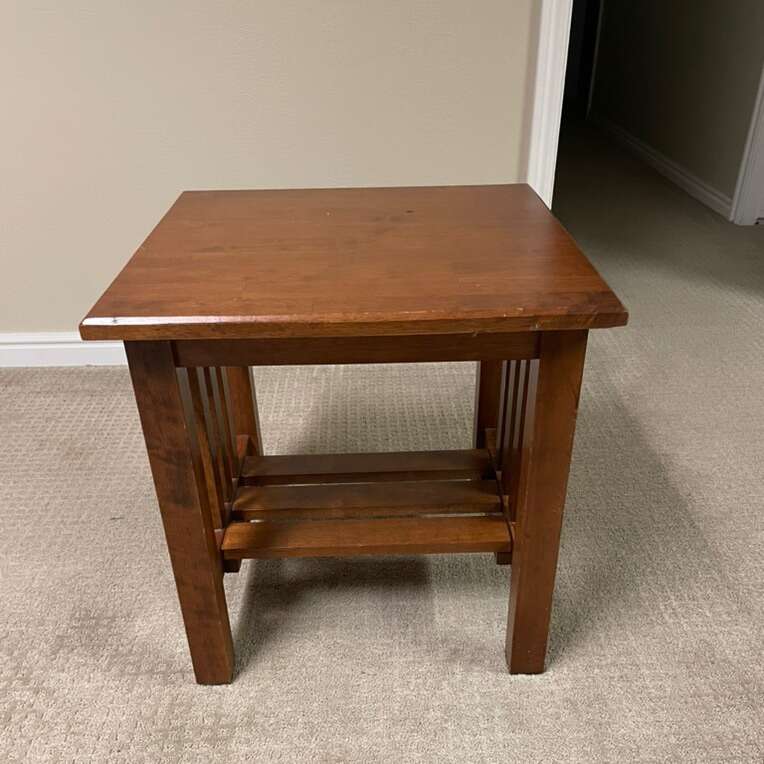 Square Wooden Table