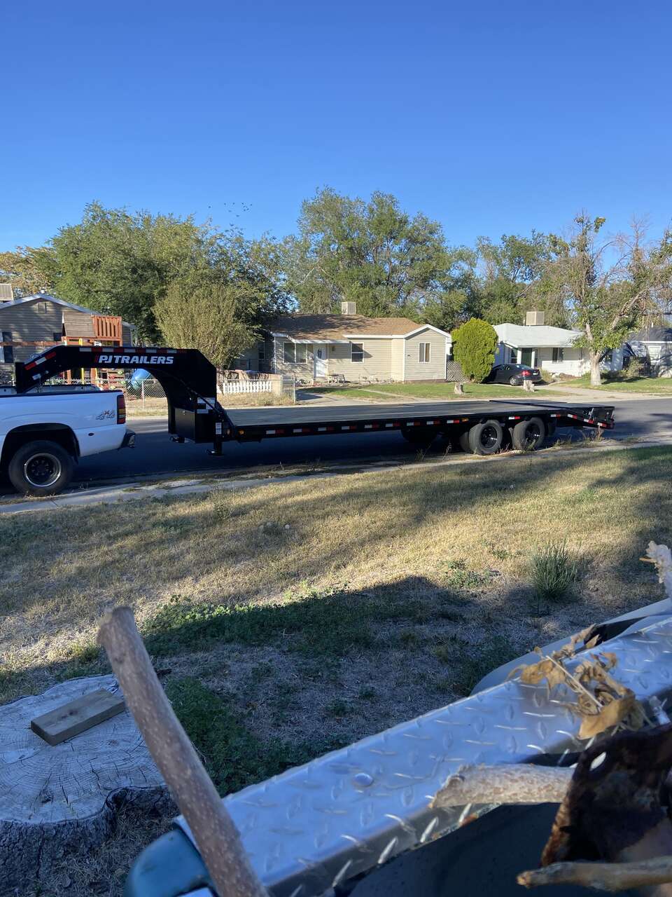 Gooseneck flatbed trailer Industrial