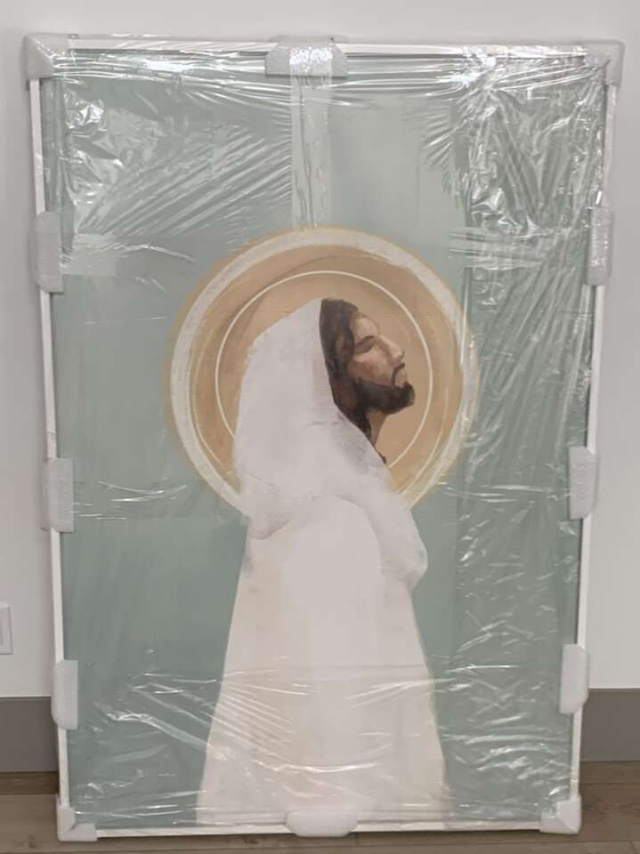 Prince Of Peace Framed Canvas 40x60 Malory Fiso