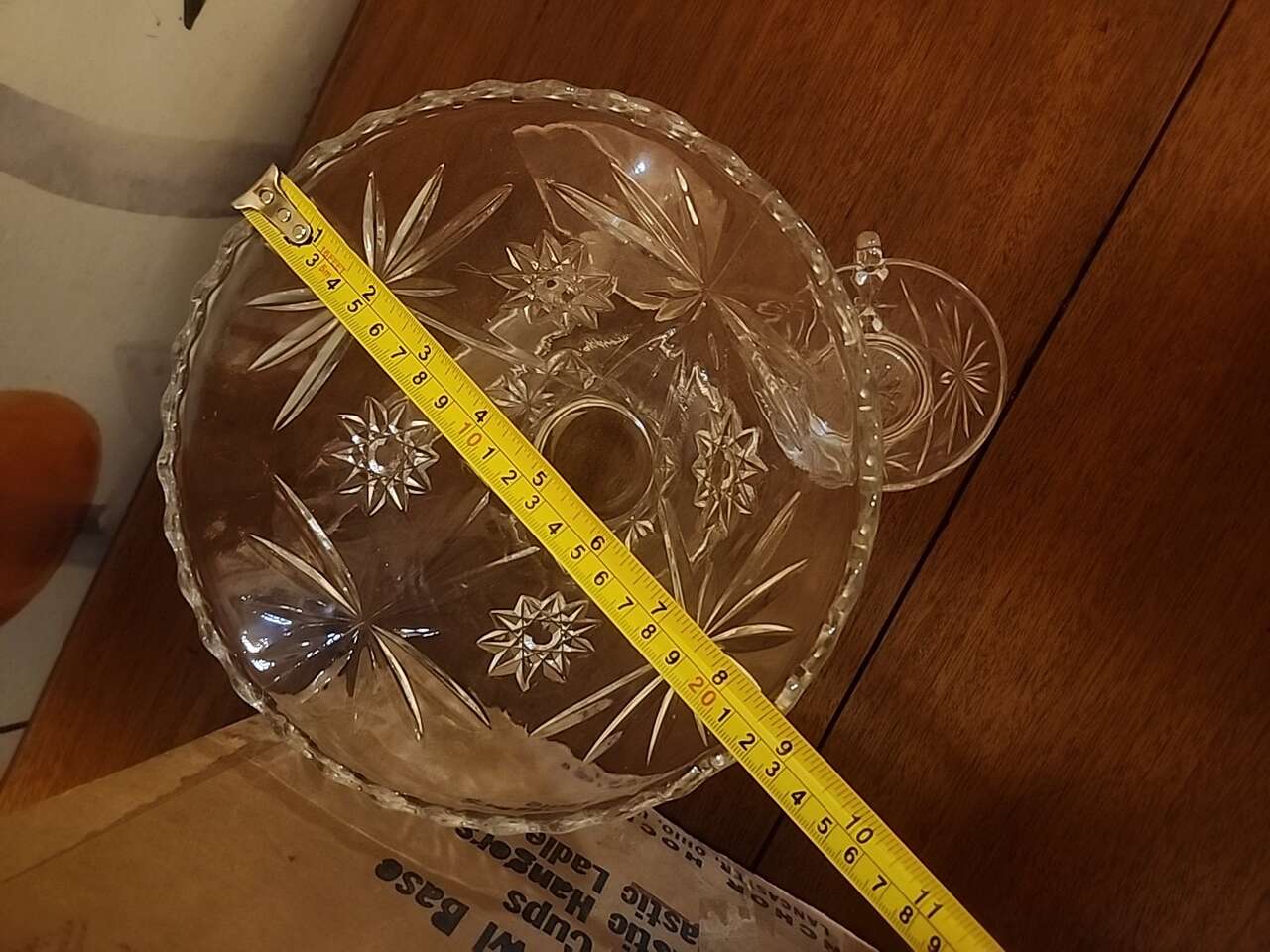 Vintage anchor hocking punch bowl set