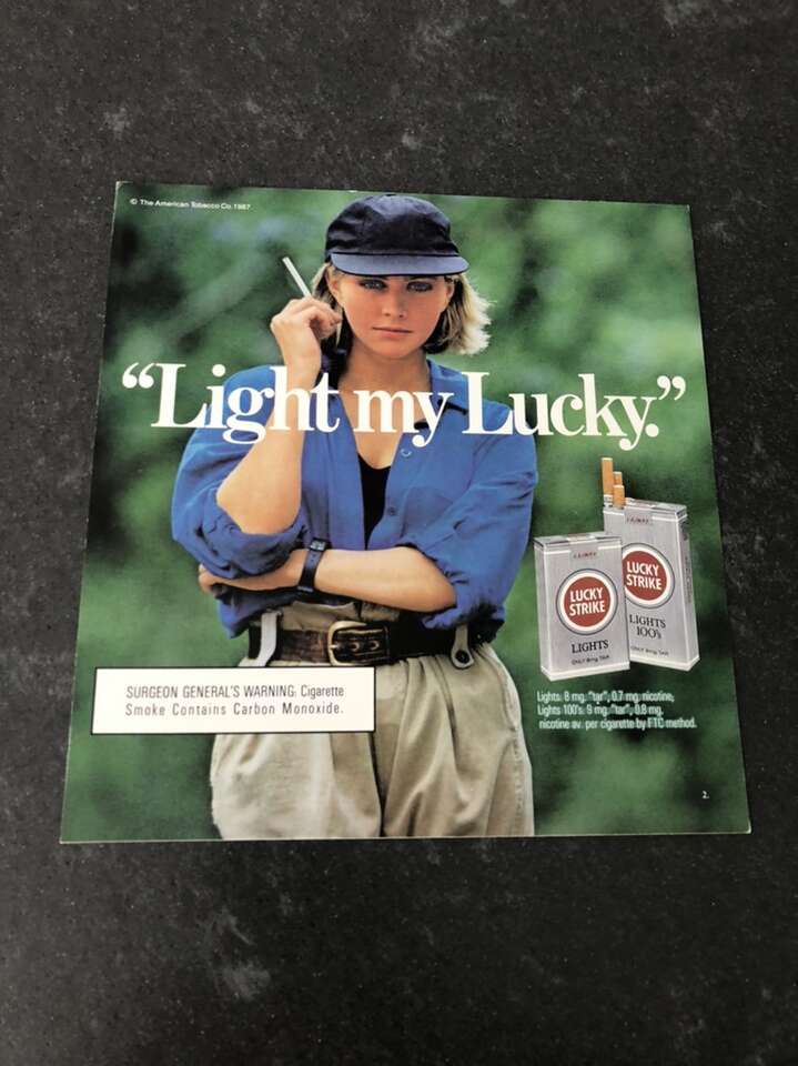 80's Lucky Strike Advertising Memorabilia