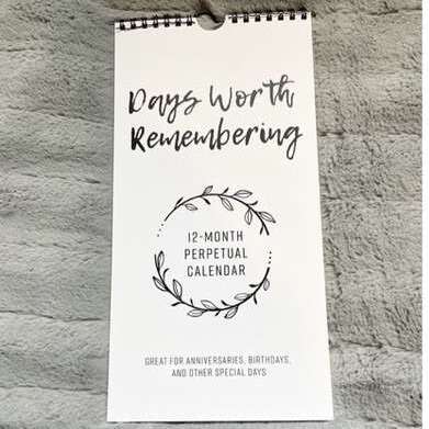 Unique Mother's Day Gift! Perpetual Calendars