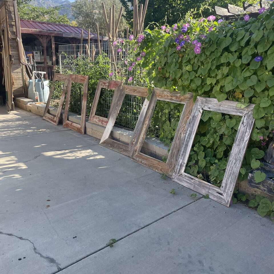 Frames Out Of Reclaimed Wood