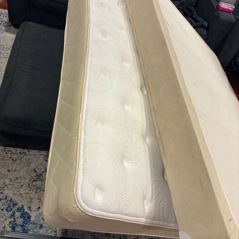 Free Full Mattress, Box Spring, Metal Frame FREE