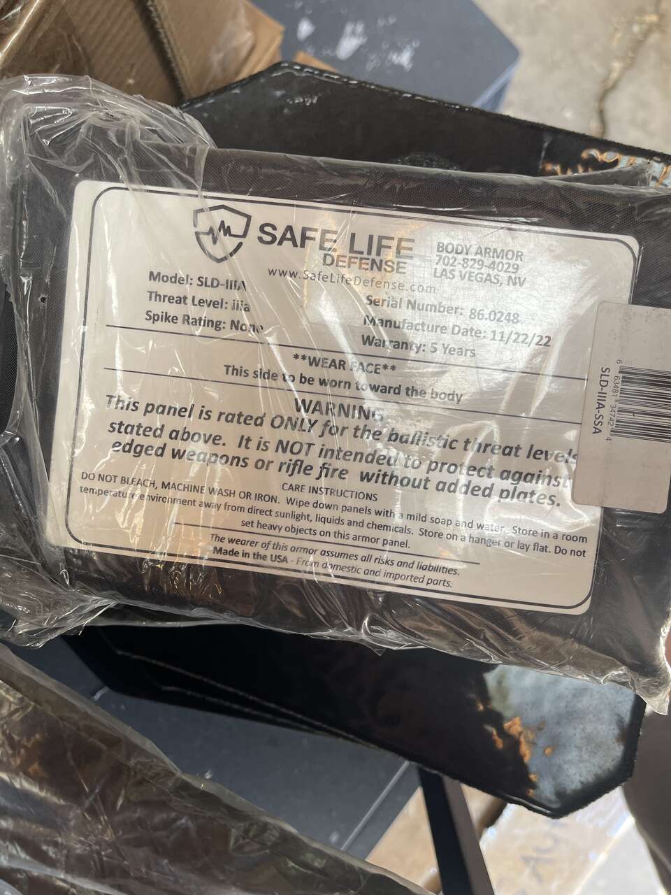 Armor plates, soft body armor, trauma pads