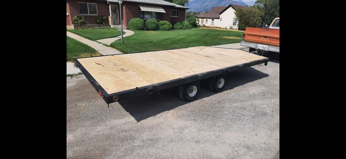 Flat bed trailer Recreational Vehicles