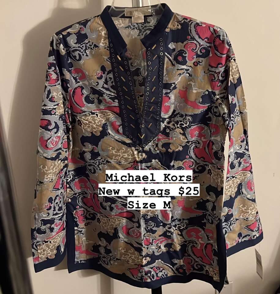 New w. Tags Michael Kors M. Blouse