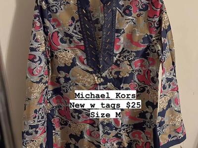 New w. Tags Michael Kors M. Blouse
