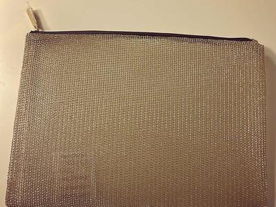 New Large gold DIOR clutch