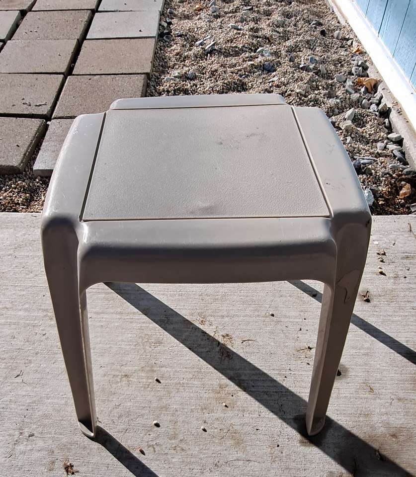 Plastic End Table