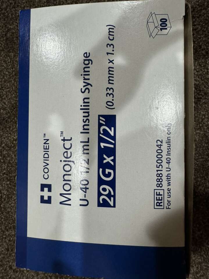 Small Dog Insulin Syringes