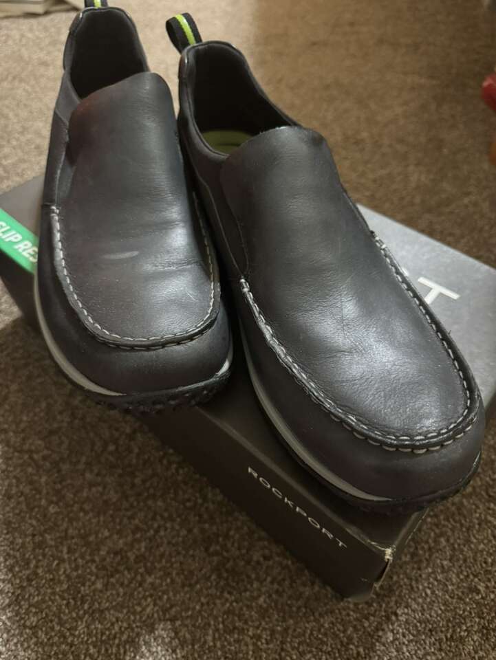 Black Rockport Slipon