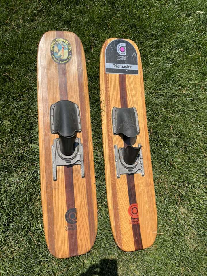 Vintage Cypress Gardens Trik-master Skis