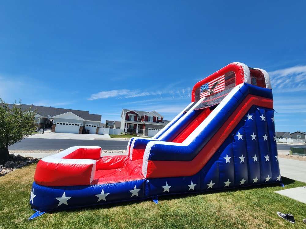 Patriot Single inflatable water slide for Rent!