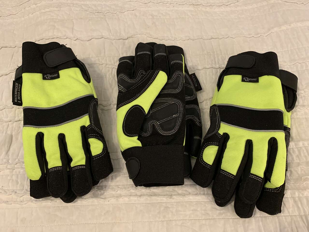 Gloves New Large Size, 2 Set! Waterproof & Insulated ORR Safety heatlok
