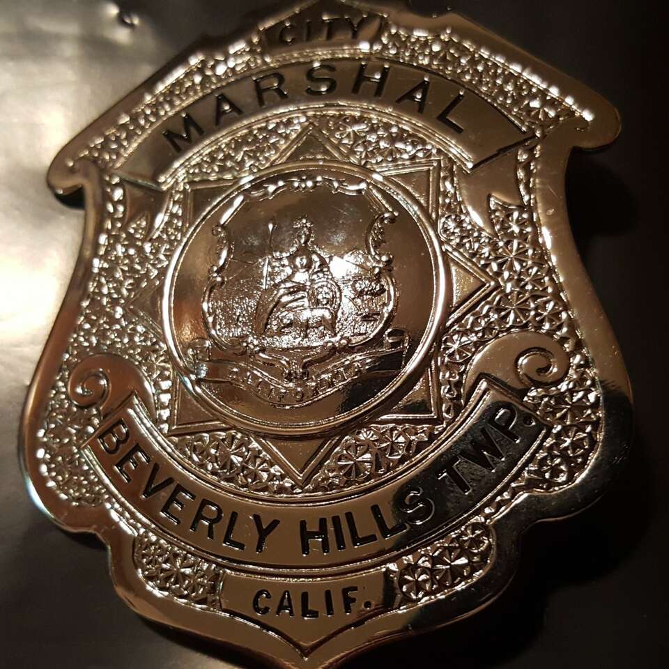 Obsolete Beverly Hills City Marshall badge