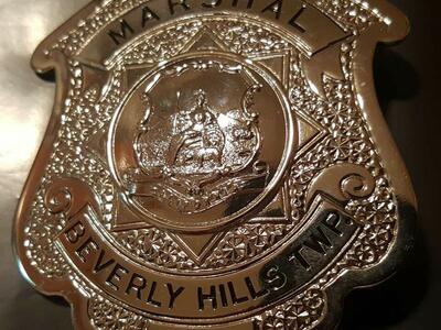 Obsolete Beverly Hills City Marshall badge