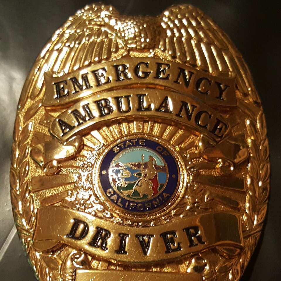 Obsolete Emergency Ambulance Driver badge # 112