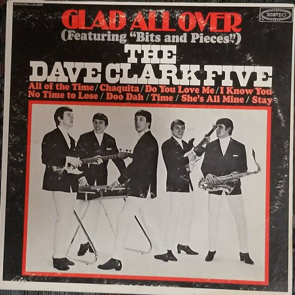 1964 Dave Clark Five glad all over LP