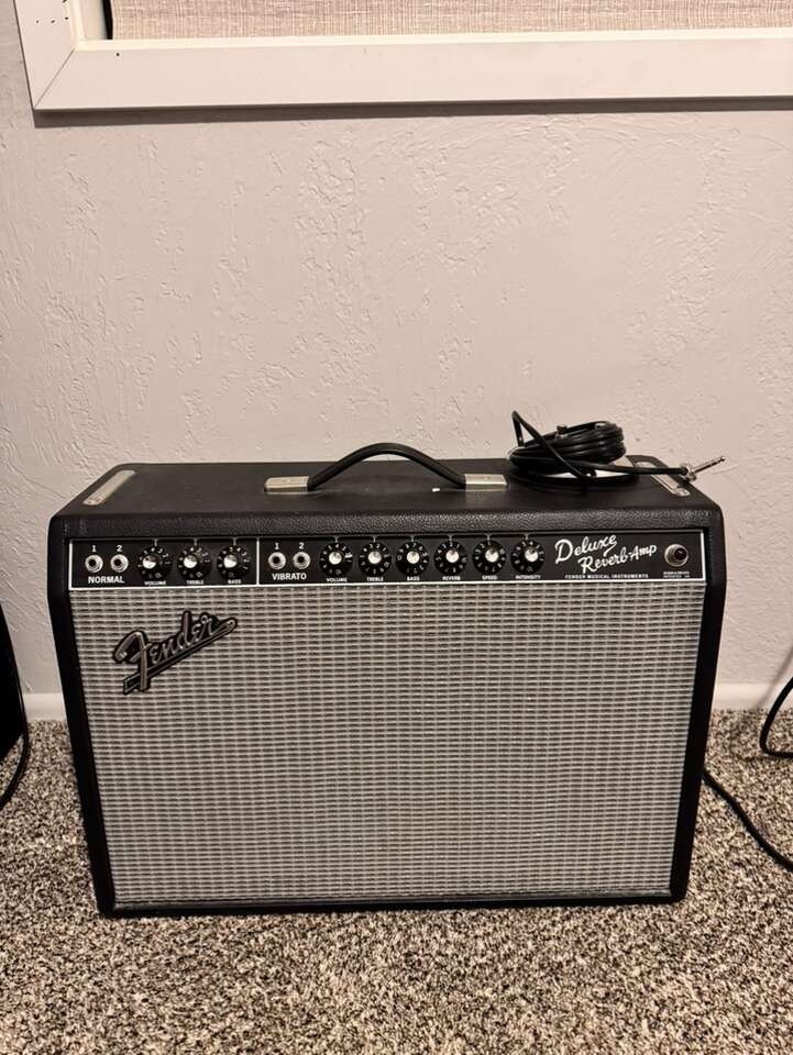 Fender Delux Reverb Blackface Tube Amp