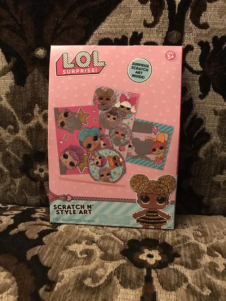 L.O.L SURPRISE! DOLLS SCRATCH N’ STYLE ART