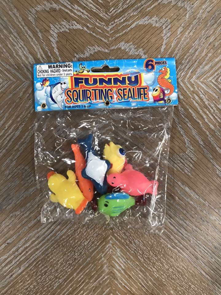 Funny Squirting Sealife! 6 Pieces